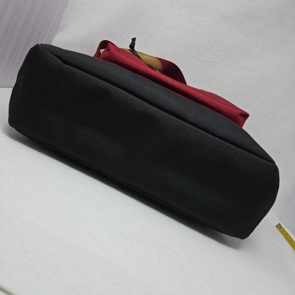 L.L. Bean Red Utility Tote Bag 15" Multiple Pockets Zipper Closure Polyester - Picture 6 of 12